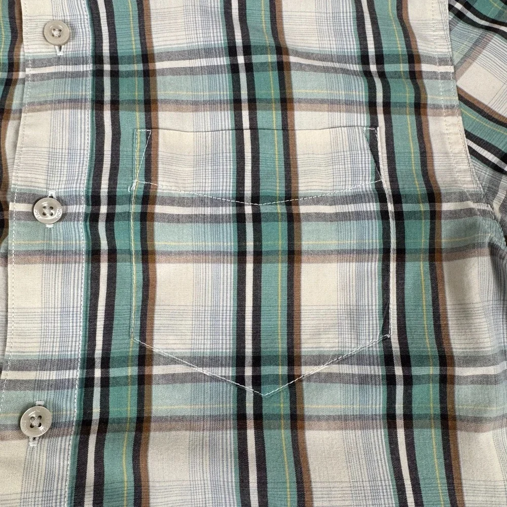 The North Face Hammets Button Up Shirt Plaid Pocket Mens Small S